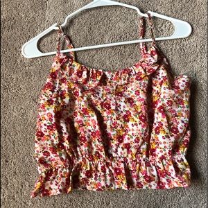 A floral cropped tank top!
